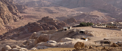 Petra, vue coté Bedouin village 